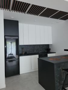 Η κουζίνα ή μικρή κουζίνα στο Apartament Parkitka