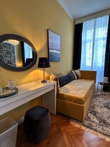 Postel nebo postele na pokoji v ubytování A casa di Bruna