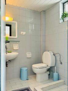 ロダキノにあるRodakino Βayのバスルーム(トイレ、洗面台付)