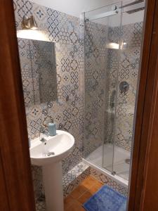 Et badeværelse på Casa in Umbria