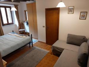 A bed or beds in a room at Casa in Umbria