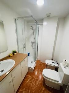 Kúpeľňa v ubytovaní Beach Apartment Artigas