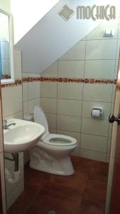 Koupelna v ubytování Hostal Residencial Mochica