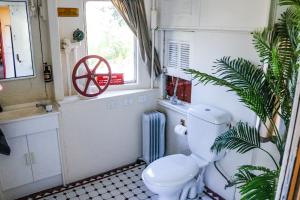 Carriageway Retreat - Unique Red Rattler Carriages and Units的一间浴室