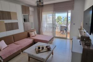 Posezení v ubytování Fantastique, luxerieux, agreabel appartement