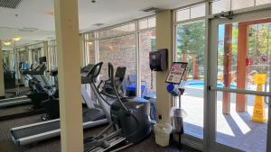 Fitness centrum a/nebo fitness zařízení v ubytování ⭐️ Luxury Mountain View Studio in Canmore ⭐️