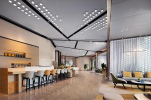 Istumisnurk majutusasutuses Hampton by Hilton Shenzhen North Station