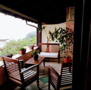 Nespecifikovaný výhled na hory nebo výhled na hory při pohledu z bed and breakfast