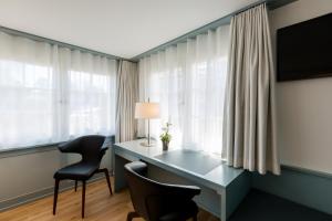 Sjónvarps- og/eða afþreyingartæki á Hotel Krone Speicher