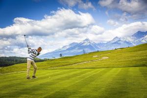 Golf pri apartmáne alebo okolí