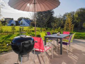 Ogród w obiekcie Maison Neuve Confortable Proche Plages à Locmaria – Jardin, Terrasse, Wifi, Classée 3* - FR-1-418-209