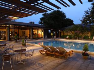 Bazén v ubytování Hotel Fuji nebo v jeho okolí