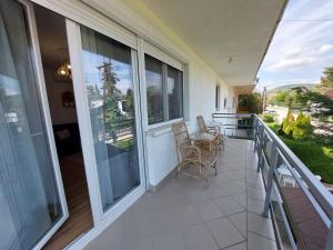 Balkón alebo terasa v ubytovaní Golden Beach apartments