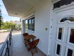 Balkón alebo terasa v ubytovaní Golden Beach apartments