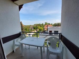 Balkón alebo terasa v ubytovaní Golden Beach apartments