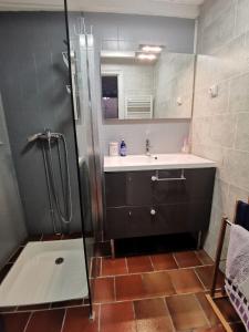 Kúpeľňa v ubytovaní Maison typique oléronaise