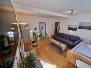 Posezení v ubytování Ferienwohnung Dietel