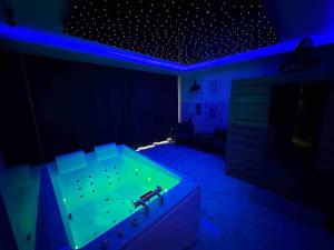 a room with a tub with a golf ball in it at Cozy Rental SPA in Schiltigheim