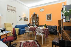 Posezení v ubytování B&B Via Roma