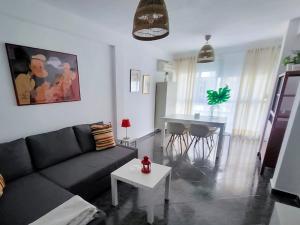 Posezení v ubytování Centro y mar en un mismo lugar