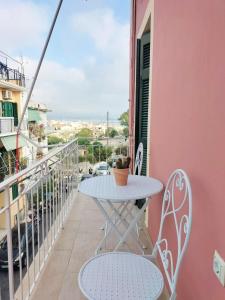 Balkón nebo terasa v ubytování MS Corfu Center Apartment