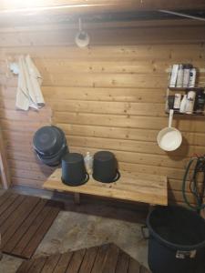 Koupelna v ubytování Janssonin torppa