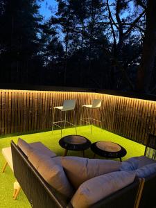 Posezení v ubytování Treehouse Virš Bedugnės