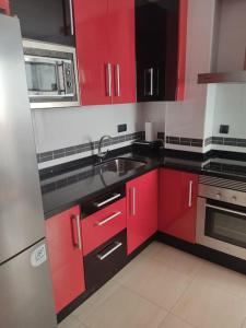 Kuchyňa alebo kuchynka v ubytovaní CABO DE GATA - LUJOSO APARTAMENTO