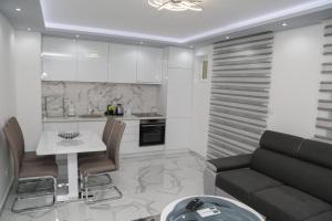 Kuchyň nebo kuchyňský kout v ubytování Apartman Viktor
