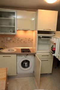 Kuchyň nebo kuchyňský kout v ubytování Apartment Ela