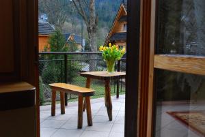 Balkon lub taras w obiekcie Apartament pod Skocznią