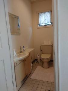 a bathroom with a sink and a toilet at Urban Residence Ikebukuro East in Tokyo