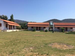 a house with a large yard in front of it at LYGIROS ANASTASIOS in Tarti