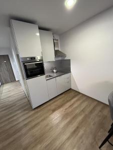 Kuchyň nebo kuchyňský kout v ubytování Lovely Flat with Great Central Location Vilnius