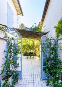 Κήπος έξω από το Villa Viola