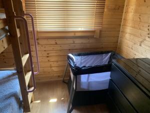 Postel nebo postele na pokoji v ubytování Casa de Madera en Calafell