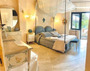 Posezení v ubytování Le due palme Bed & Breakfast
