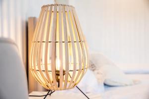 Posteľ alebo postele v izbe v ubytovaní Apartamenty Defala i Strefa Relaksu Natural Touch