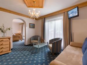 Posezení v ubytování Landhaus Alpenherz