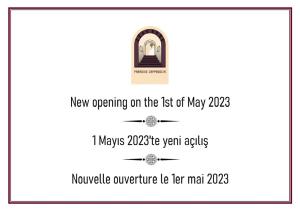 a invitation to a new opening on the of may with a bell at Paradise Cappadocia in Goreme