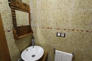 Koupelna v ubytování Hotel Un lugar en la Vecilla