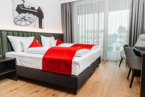 Posteľ alebo postele v izbe v ubytovaní Hotel & Restaurant Das Grambacher - Free Parking - Self Check-In