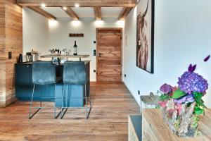 Kuchyň nebo kuchyňský kout v ubytování Fauken-Kammerl