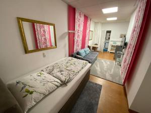 Posezení v ubytování Ruhiger Rückzugsort in Steinheim