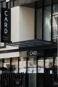 Certifikát, ocenenie alebo iný dokument vystavený v ubytovaní CARD Hôtel