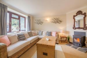 Istumisnurk majutusasutuses Tide Cottage