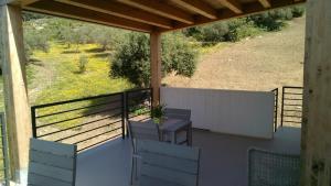 A balcony or terrace at Agriturismo Casebianche