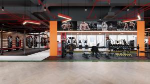 Fitness center at/o fitness facilities sa Lu Luxury Homestay et Apartment - Vinhomes Smart City Hanoi