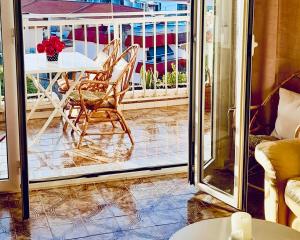 Balkon lub taras w obiekcie Puerto de Mazarron 300m plage Bahia