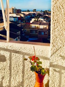 Balkon lub taras w obiekcie Puerto de Mazarron 300m plage Bahia